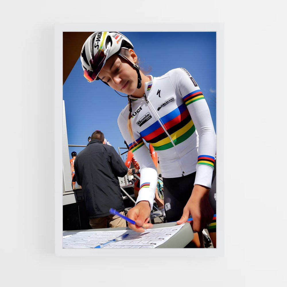Poster Pédale et Plume – affiche Cyclisme (vue 3)